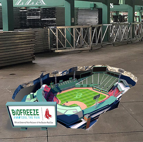 Fenway Firsts, First street painting by Sean Fitzpatrick	 